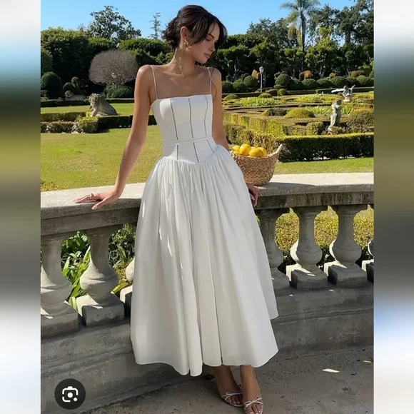 Commense Serendipity Frenchy Flowy Long Maxi Dress New Size L - Picture 10 of 10